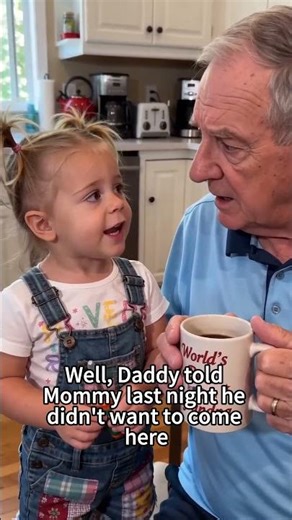 The moment she handed him the toy, the "World's Best Grandpa" turned to stone