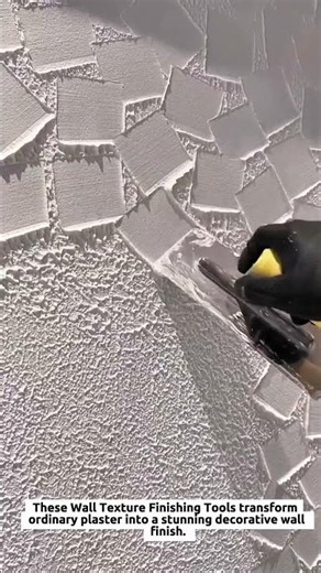 Wall Texture Finishing Tools Create Professional Stucco Patterns with a 280 mm Stainles Steel Trowel
