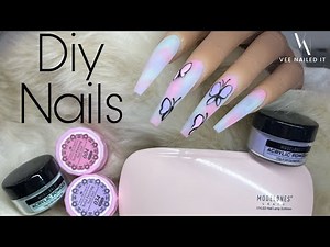 Beginner DIY Spring Nail Art | Modelones Acrylic Tutorial
