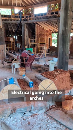 We finally started our cob house arches (Day 12)