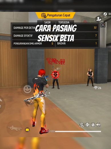 Cara Pasang SensiX untuk Headshot di Free Fire