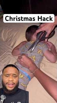 CREDIT! IG🎥: ‪@Elle_kvl‬ I WISH I KNEW THIS CHRISTMAS HACK AS A FIRST TIME PARENT