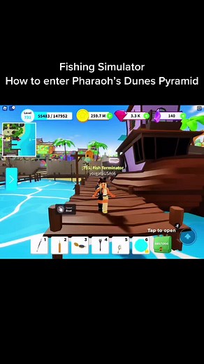 Unlocking Pharaoh’s Dunes Pyramid in Fishing Simulator
