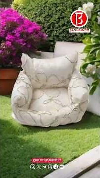 🛋️ Turn fabric scraps into a cute mini sofa with this easy DIY sewing tutorial! #sewing #sewingtips