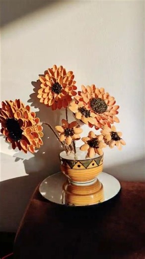 Sunflower from Pista Shells?! 😍🌻 #diy #art