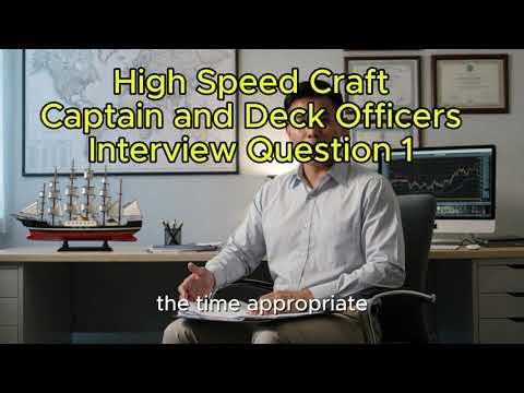 High Speed Craft Captain and Deck Officers Interview Questions