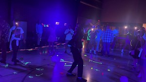 Just have to share. My dancing 🕺 star Colt at his 8th grade dance. The theme was glow party. | Shannon Cogan