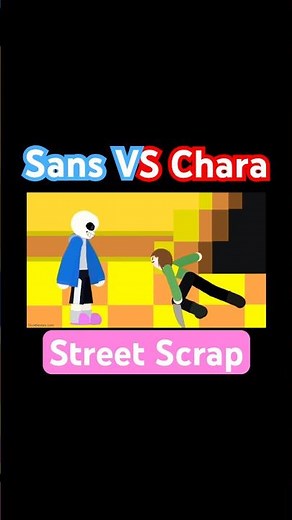 Sans Vs Chara #animation #vs #undertale #character