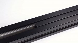 4 Pack 8FT Inground Aluminum Fence Posts for 6FT Privacy Panels, 3-Way Matte Black Wood Fence Posts, Rustproof & Weather-Resistant for Outdoor Use