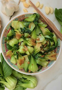 Garlic Bok Choy - Quick and Easy! (VIDEO) - CJ Eats Recipes