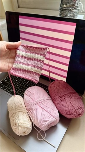I can’t wait to knit this up 😩🩷 #knitting #petiteknit #olgajacket #knitwear #knittingpattern