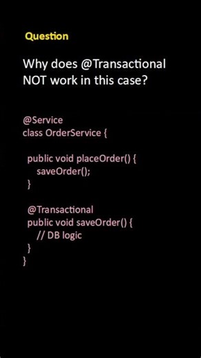 @Transactional NOT Working? 😱 This Spring Bug Wrecks Production