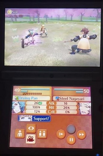 Fire Emblem Fates Conquest Lunatic Classic Ch 24 Peri smacks Azama with frying pan