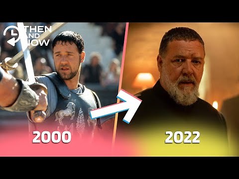 Then & Now: The incredible transformation of Russel Crowe