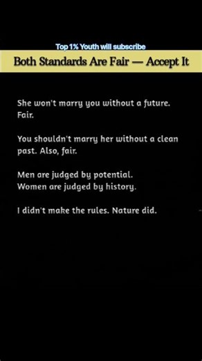 She Wants A Future — You Want A Clean Past. Both Fair. ⚖️#shorts #lifelessons #motivation