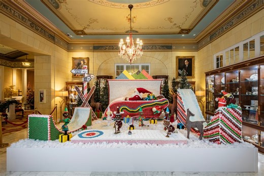 The Broadmoor 2025 gingerbread display debuts