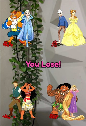 why lose ? 😓 #fyp #filtergame #princess #disney #disneyprincess | filter game
