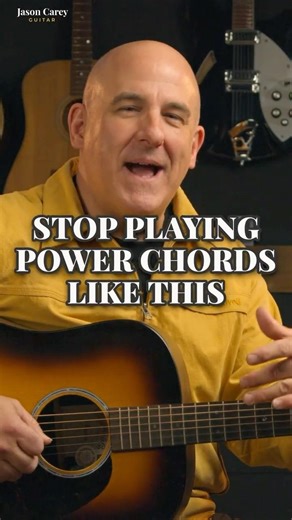 Stop playing power chords like this 🛑🎸