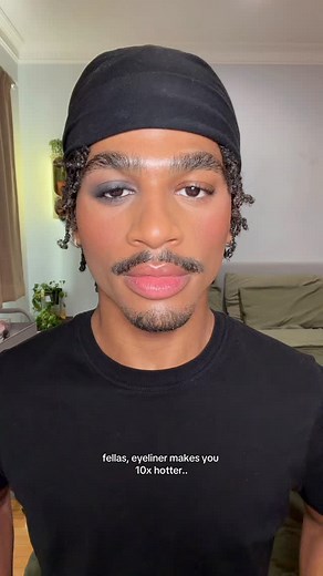 guys with eyeliner 😍 @hudabeauty @revlon #makeuptutorial #eyeliner #smokyeye | Jakobe