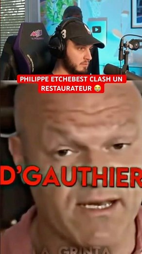 PHILIPPE ETCHEBEST CLASH UN RESTAURATEUR 😭