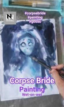 Corpse Bride painting #shorts