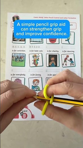 Comic Relief Pencil Control And Letter Formation Activities