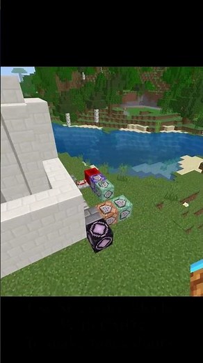 Sword in the Stone DOOR Tutorial Bedrock Commands | Minecraft Bedrock