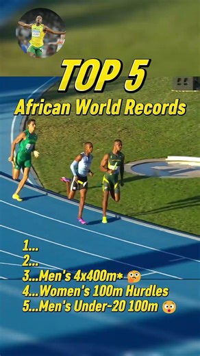 Top 5 Fastest African Sprinting World Records Ranked!