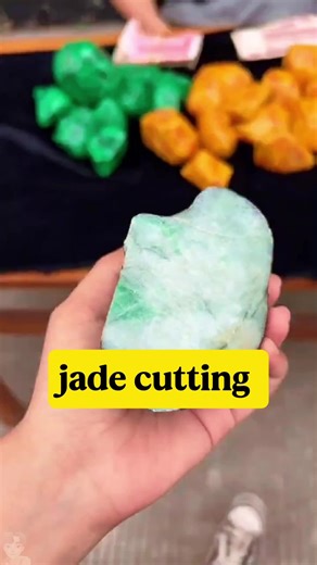 jade cutting #crystals #jadeite #gemstones #jade #fypuk | jade stone cutting