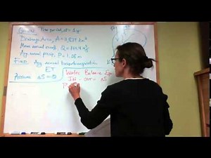 Water Balance Example 3