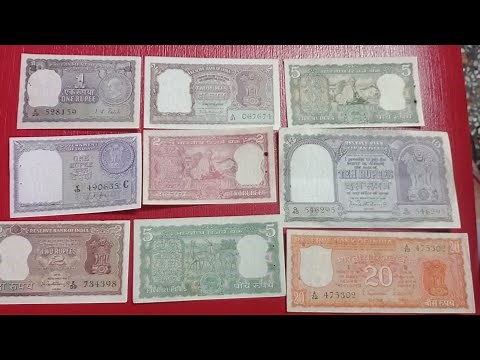 Old Indian Notes Value and Price 1950-2020 | Rare Indian Currency Notes Value | Most Valuable Notes