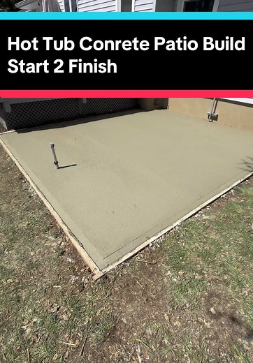 Hot Tub Concrete Patio Build Guide: Step by Step