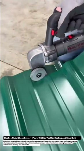 Electric Metal Sheet Cutter – Power Nibbler Tool for Roofing and Steel Cutting".