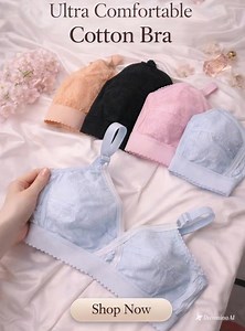 🌿 Soft. Supportive. Stylish. Meet your new everyday favorite: the Cotton Cross Bra – Pack of 4 💖 Skin, Black, Pink, & Blue 👚 Cross-style front for natural shape & light support 🛏️ 100% pure cotton – soft, breathable, skin-friendly 💪 Adjustable straps for the perfect fit ✨ Sizes: 32–48 | Intimate Lingerie Club