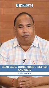 Read Less, Think More = Better Answers