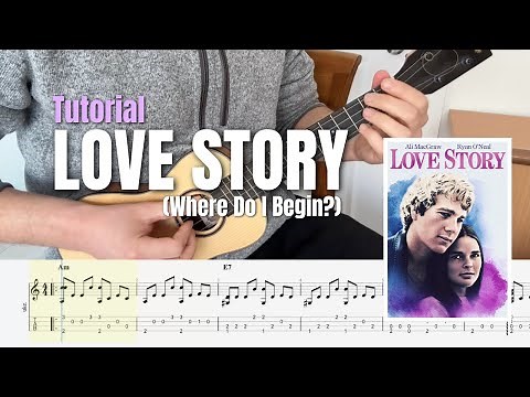 Most Romantic Ukulele Song ❤️ “Love Story” Fingerstyle + Tabs