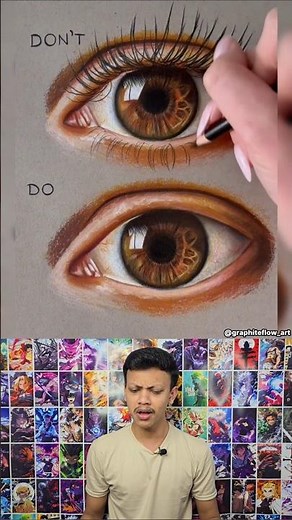 How to Draw Eyelashes 🎨👁️✏️