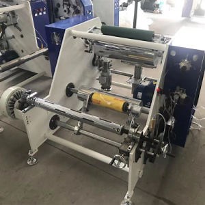 [Hot Item] 3/6inch 1year Hexin Plywood Case CE ISO Stretch Film Rewinding Machine