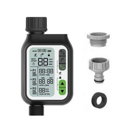 Outdoor Water Timer for Gardens, IPX5 Waterproof Sprinkler Timers with Energy Water Conservation - Walmart.ca