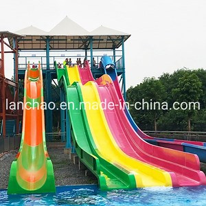 [Hot Item] Aqua Park Swimming Pool Fiberglass Water Slide Tube for Adult