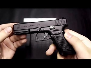 Mini Glock 17 Toy Gun Review 2023 - Alloy Army Shell Ejection Pistol with Bullets