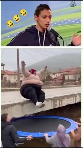 Weight vs Gravity | Trampoline Jump Destroys Flyover Pillar #weightloss #power #ladypower #trending