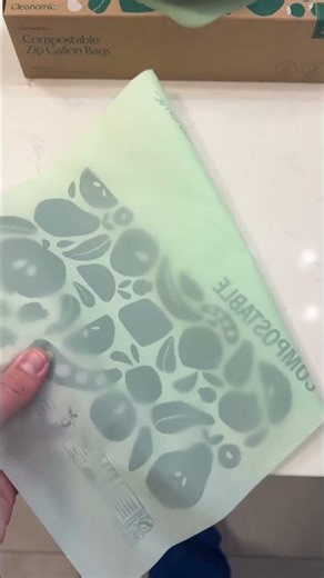 These compostable bags are eco-friendly!