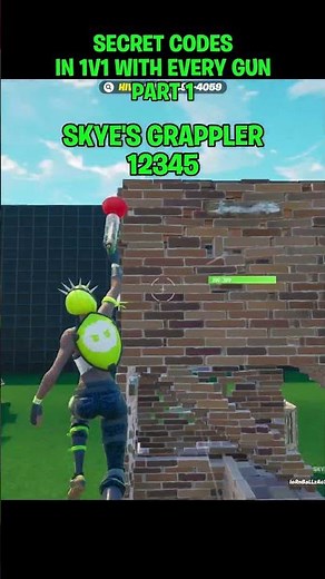 ALL SECRET CODES IN 1V1 WITH EVERY GUN !!! 🤫🤫🤫