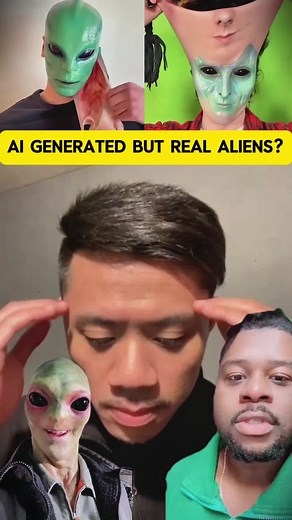 This is why it was created. #fyp #aliens #mask #aigenerated | alien face mask