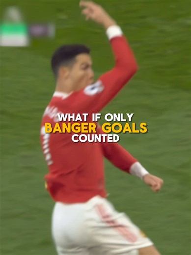What if only banger goals counted | #football #ronaldo #neymar #fyp