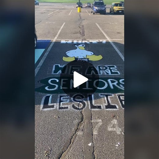 great jobs seniors painting your parking spots! 😇 #seniorspots24