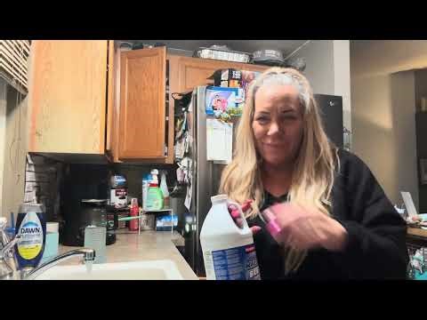 Kitchen clean After Dinner/ Cooking Beef Stir-fry for Dinner/Decorating for Easter