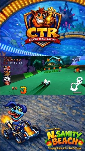 Lost by 1 Second on the Final Turn… Dr. N. Gin CHEATED?! 😱 | CTR: Crash Team Racing - Trophy Race 🏆