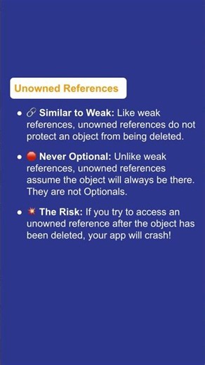 One Wrong Move With Unowned References #programming #swift